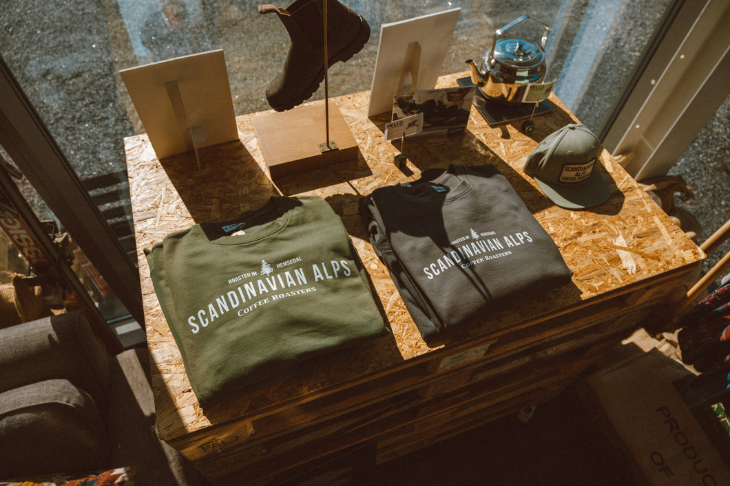 The Original Alps Sweatshirt (+plus fresh coffee)