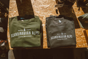 The Original Alps Sweatshirt (+plus fresh coffee)