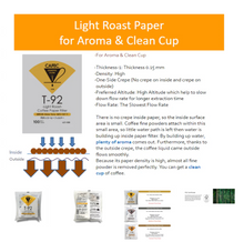 Cafec T-92 Light Roast  Filters (02 Size)